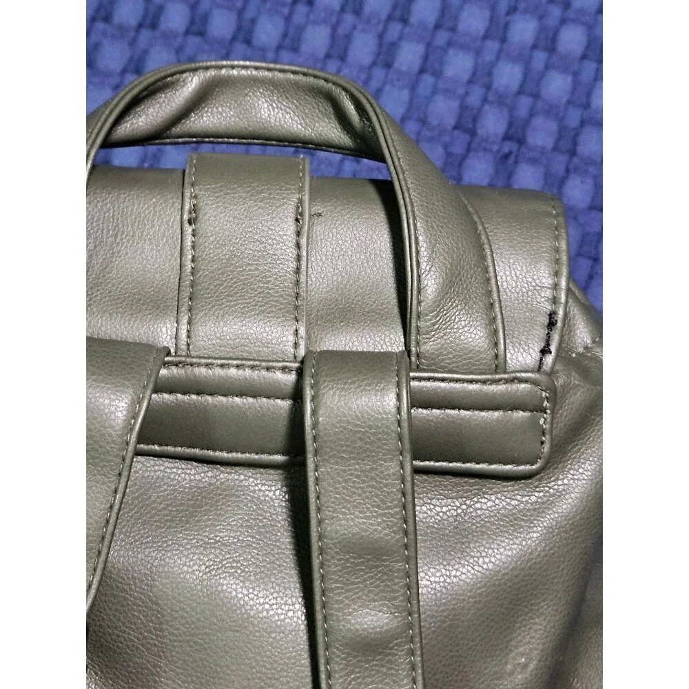 Women's Green Faux Leather Mini BackpackWild Fable Olive Green Mini Backpack